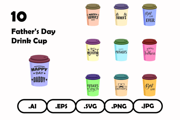 A Bold Seasonal Graphic: The Father’s Day Drink Cup