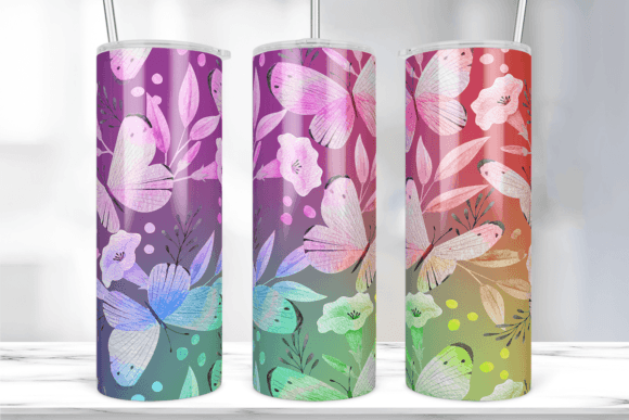 A Crafter's Review of the Butterfly Floral Tumbler Wrap Design