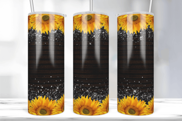 A Designer's Review of the Rustic Wood Sunflower Tumbler Wrap