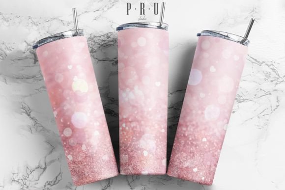 A Designer’s Review of the Pink Heart Glitter Tumbler Graphic