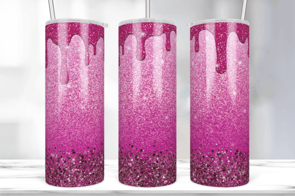 A Practical Review of the Dripping Pink Glitter Tumbler Wrap for Digital Selling