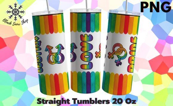 A Pride Sublimation Graphic for Crafts & Branding