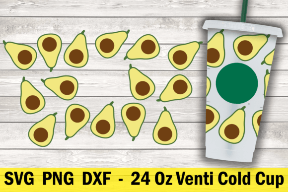 Crafting Brand Mood with an Avocado Cold Cup Graphic