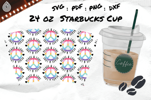 Evaluating PEACE LOVE Coffee Cup Graphics for Craft Selling