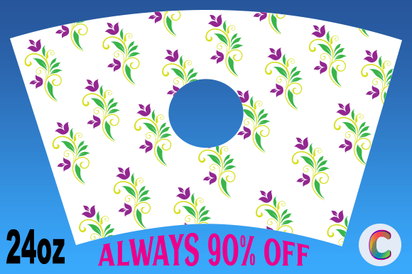 Floral Graphics: Transforming Cold Cups into Crafted Brand Assets