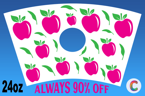 Fruit Wraps Cup: A Vibrant Craft & Graphics Asset for Sellers