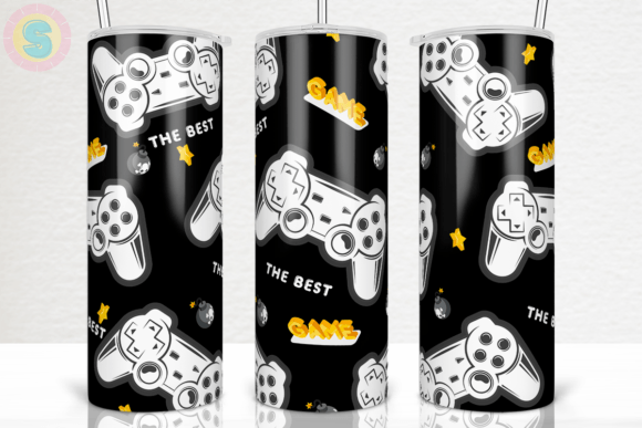 Gamer Tumbler Designs for Sublimation Crafts and Graphics
