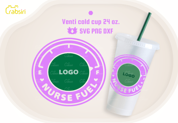 Nurse Fuel Graphics: A Craft-Powered Cold Cup Design