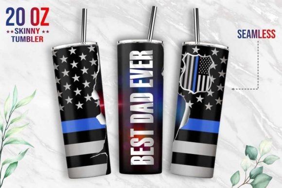 Police Dad Graphics & Tumbler Print Templates: A Seller’s Review
