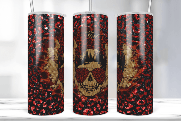 Skull Mom Life Tumbler Wrap: Graphics & Print Templates Review